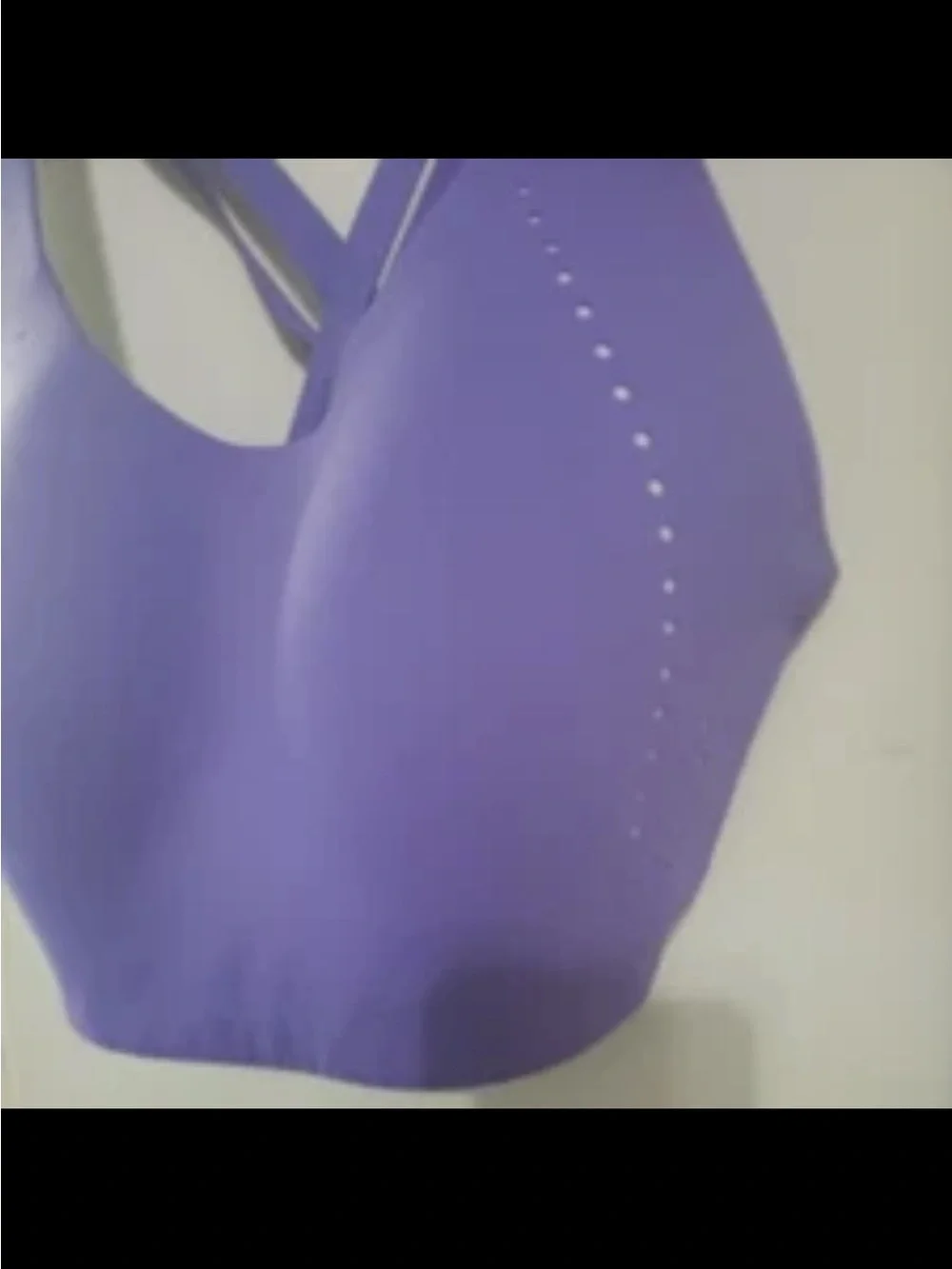 lululemon air support Lavender Crossback Sports Bra